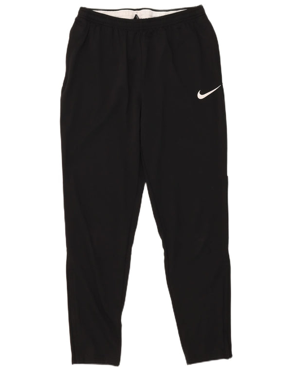 Calça de treino masculina Nike Dri Fit médio preto colorblock poliéster