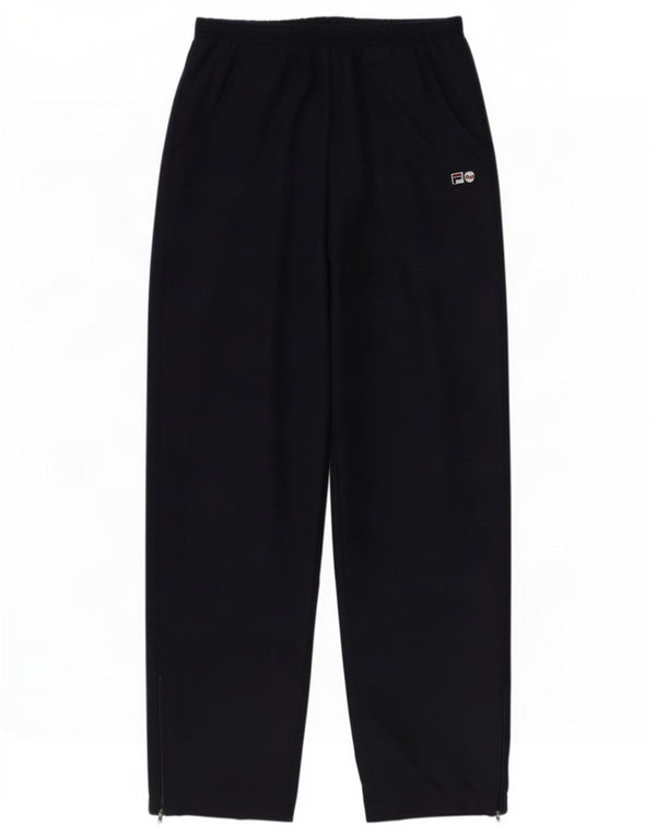Calça de treino masculina Fila grande poliéster azul marinho
