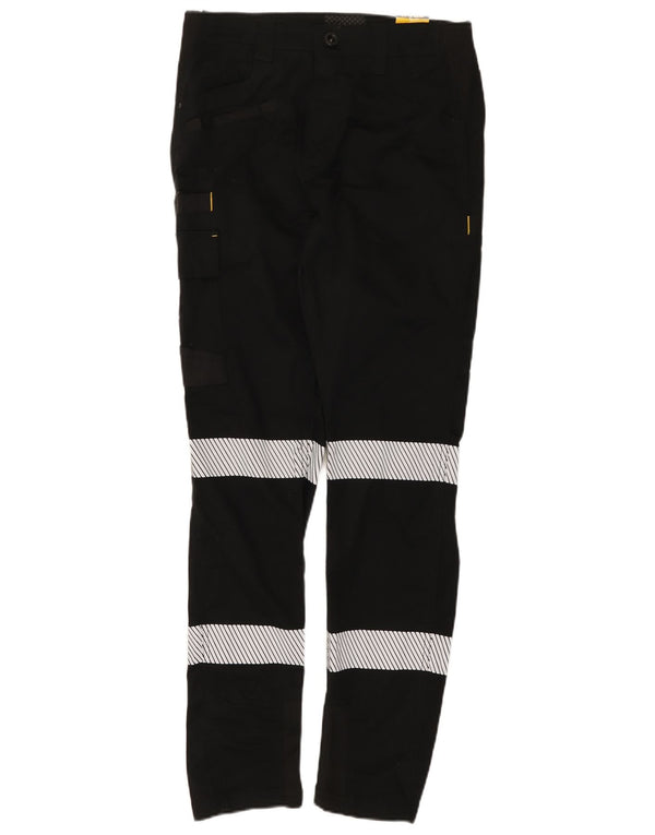 Calça cargo reta masculina CAT W30 L32 algodão colorblock preto