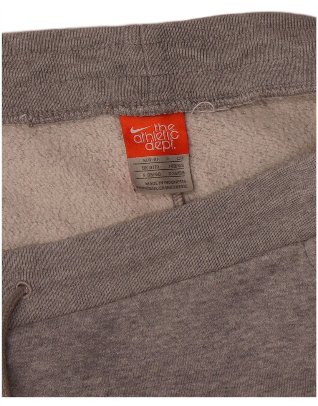 Calça de treino feminina Nike UK 8/10 pequena cinza manchada