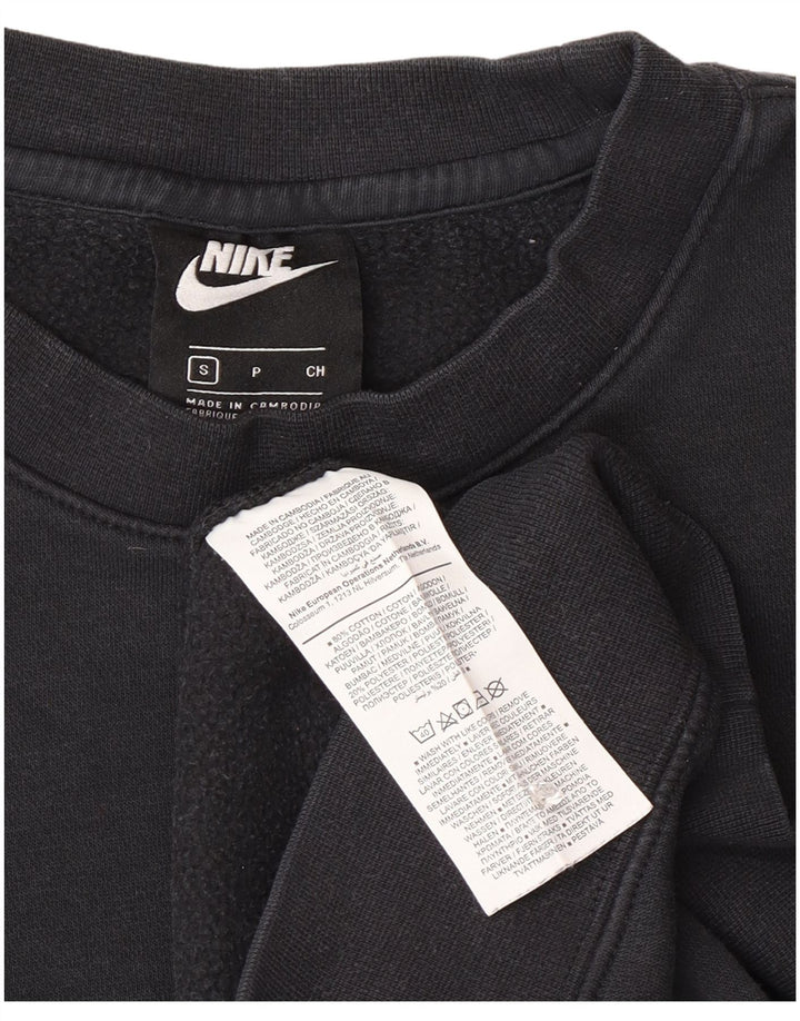 Nike moletom masculino jumper pequeno algodão preto