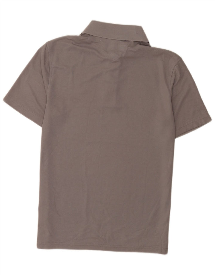 Camisa polo masculina Tommy Hilfiger poliéster cinza médio