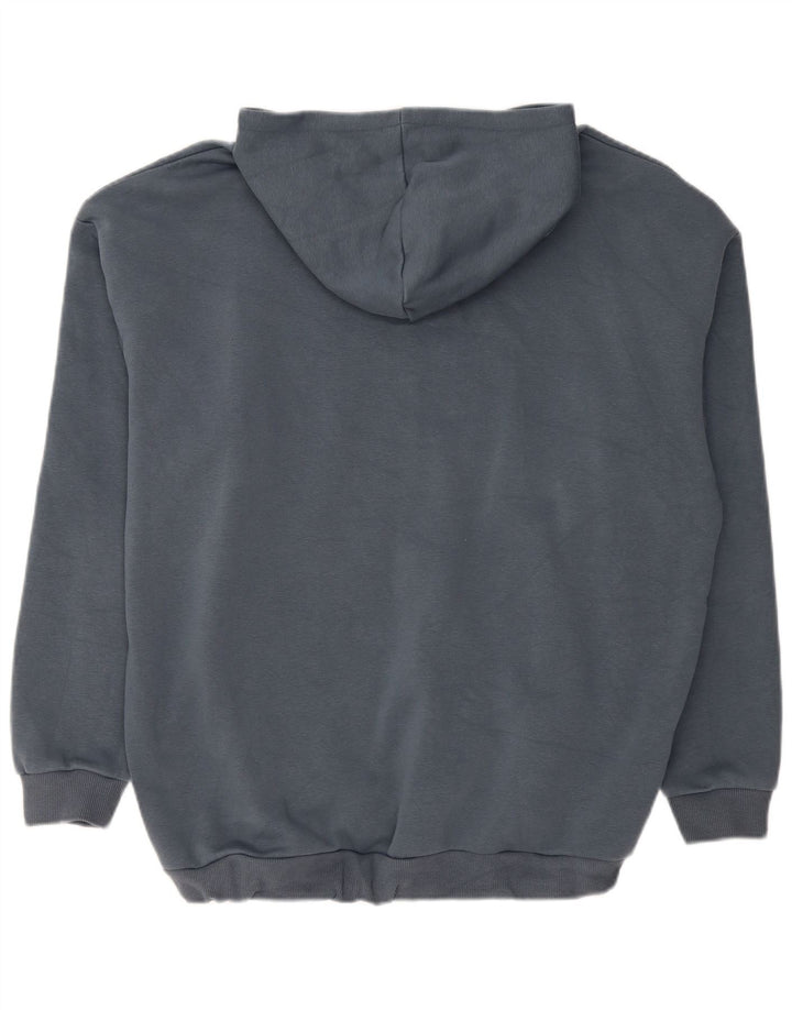 PUMA Mens Hoodie Jumper XL Azul Algodão