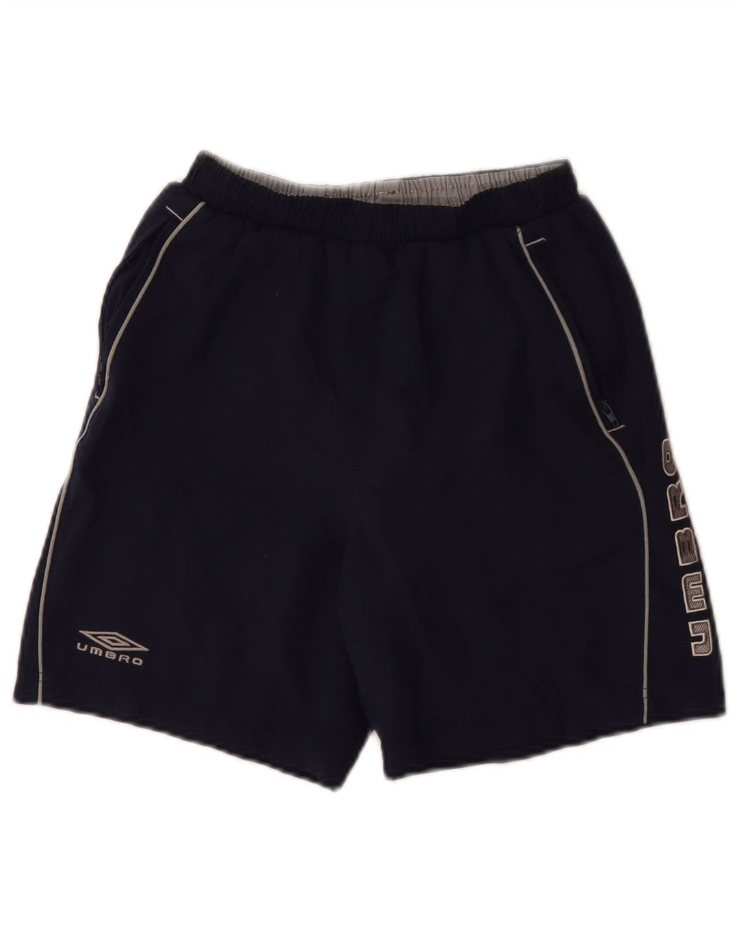 Umbro Meninos Shorts Esportivos Gráficos 9-10 Anos Médio Azul Marinho Poliéster