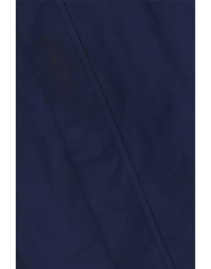 Jaqueta de chuva com capuz masculina Adidas UK 42 XL azul marinho poliéster