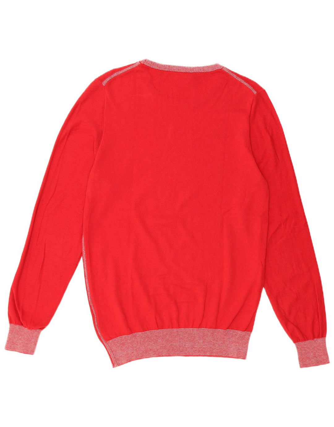 Suéter masculino Gas com gola redonda e algodão vermelho médio