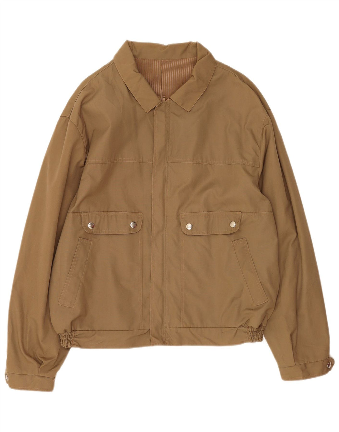 Jaqueta utilitária masculina vintage UK 40 grande marrom
