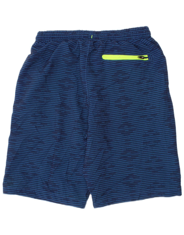 Shorts de natação para meninos Eddie Bauer 10-11 anos Madium azul marinho listrado