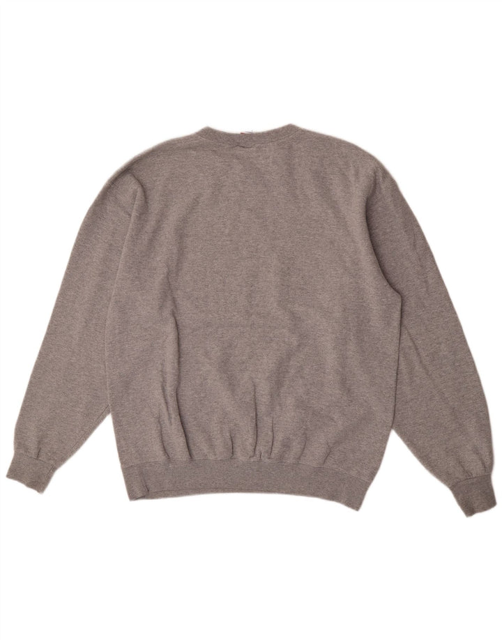 Champion moletom gráfico masculino jumper grande algodão manchado cinza