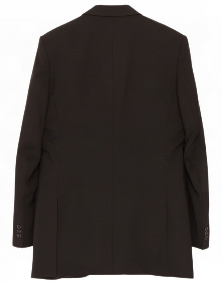 Jaqueta Blazer Masculina de 3 Botões Marks & Spencer UK 38 Poliéster Preto Médio
