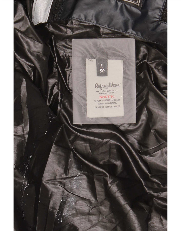 Jaqueta bomber acolchoada masculina Refrigiwear IT 50 grande azul marinho moderna