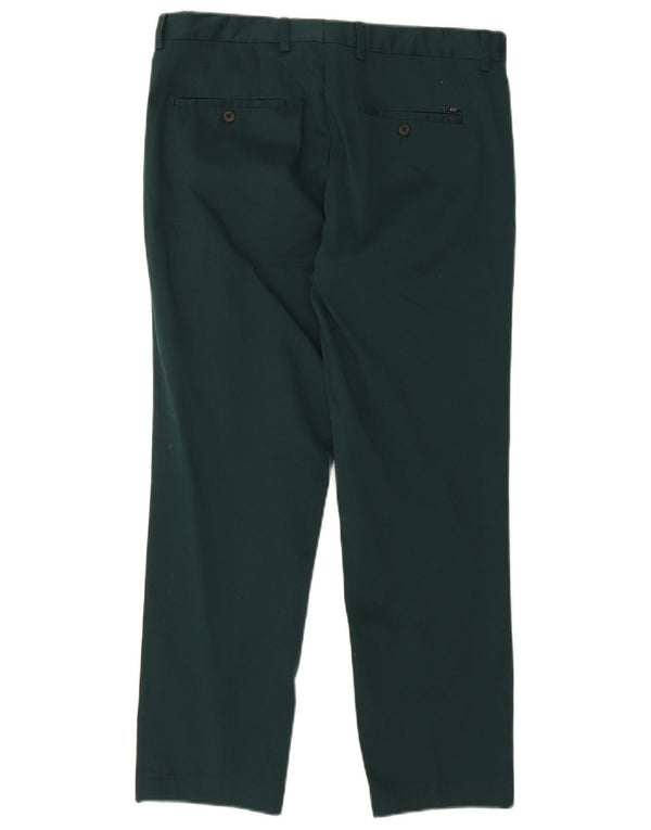 Calça Chino Masculina Hugo Boss UK 46 Pequena W32 L26 Algodão Verde