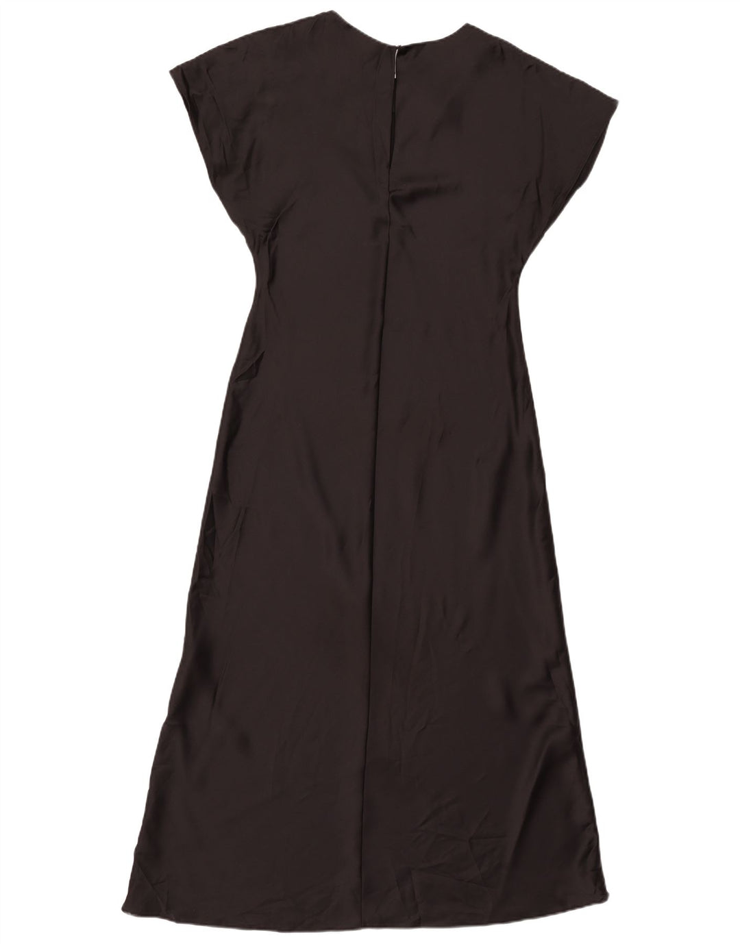 Vestido maxi feminino Zara UK 12 poliéster preto médio