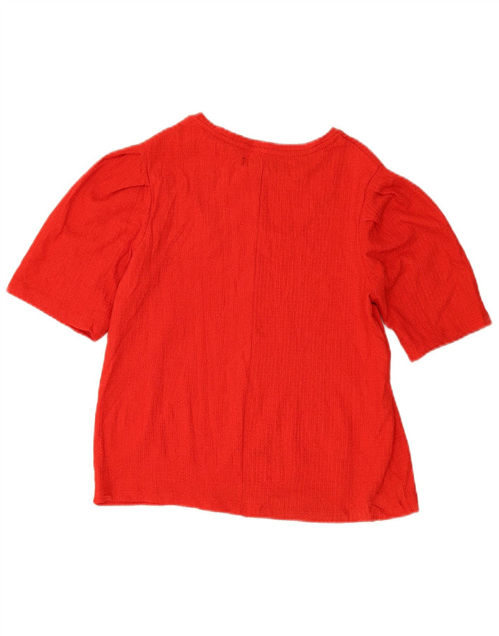 Blusa feminina Zara UK 12 vermelho médio