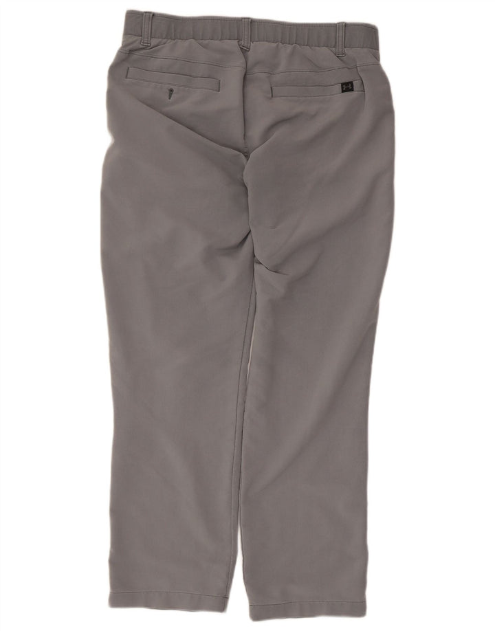 Under Armour Mens Straight Chino Calças W34 L30 Cinza