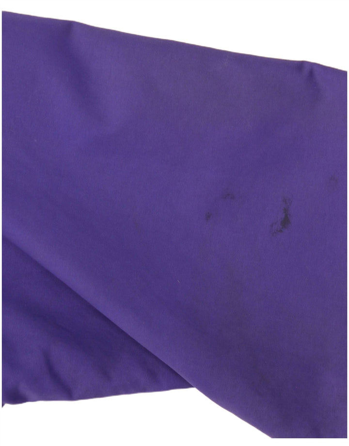Jaqueta corta-vento feminina Columbia de grandes dimensões Reino Unido 16 grande bloco colorido roxo