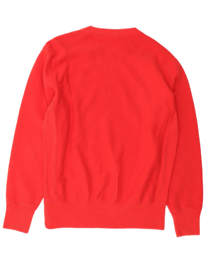 Champion Mens Moletom Jumper XL Algodão Vermelho