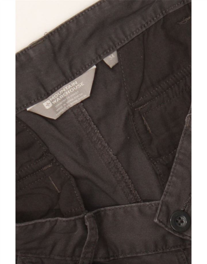 MOUNTAIN WAREHOUSE Mens Cargo Shorts W34 Large Grey Cotton Vintage Mountain Warehouse and Second-Hand Mountain Warehouse from Messina Hembry 