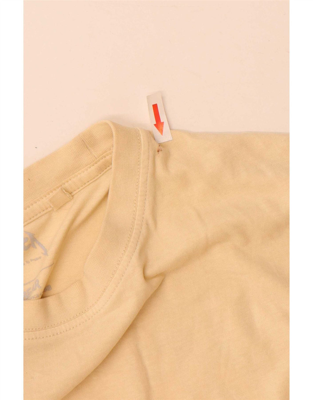 Camiseta masculina com estampa Metallica Pull & Bear algodão amarelo médio