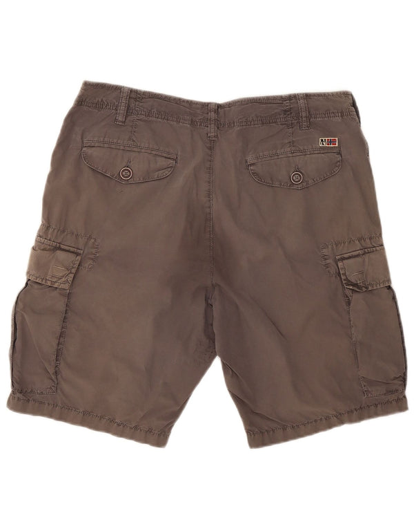 Shorts cargo masculino Napapijri W32 cinza médio