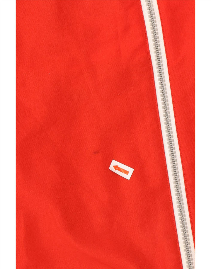 CHAMPION Mens Treino Top Jaqueta Pequena Poliéster Colorblock Vermelho