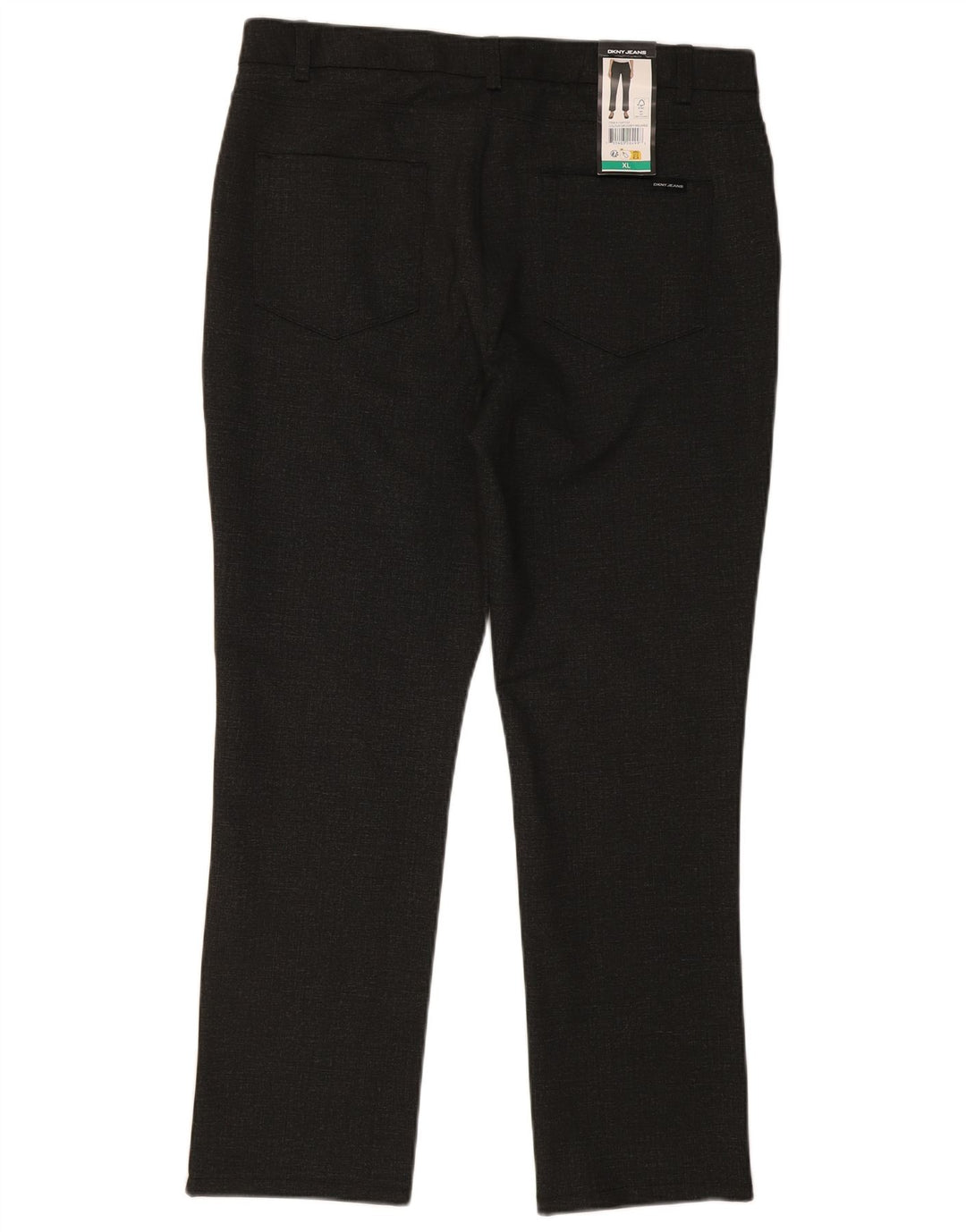 Calça casual reta masculina Dkny XL W36 L29 poliéster preto