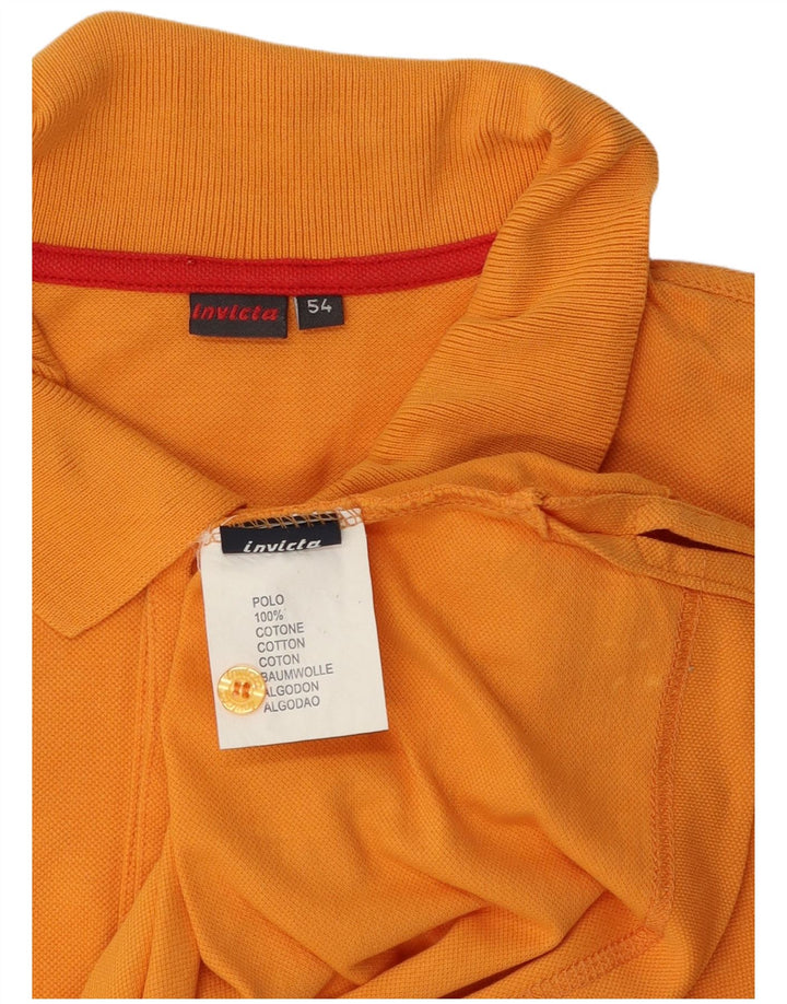 Camisa polo masculina Invicta IT 54 XL algodão laranja