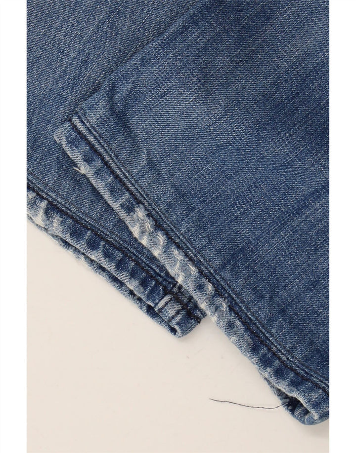 DIESEL Masculino Safado Regular Slim Straight Jeans W33 L31 Azul Algodão