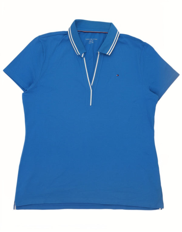 Polo Tommy Hilfiger Mulher UK 18 XL Azul Algodão