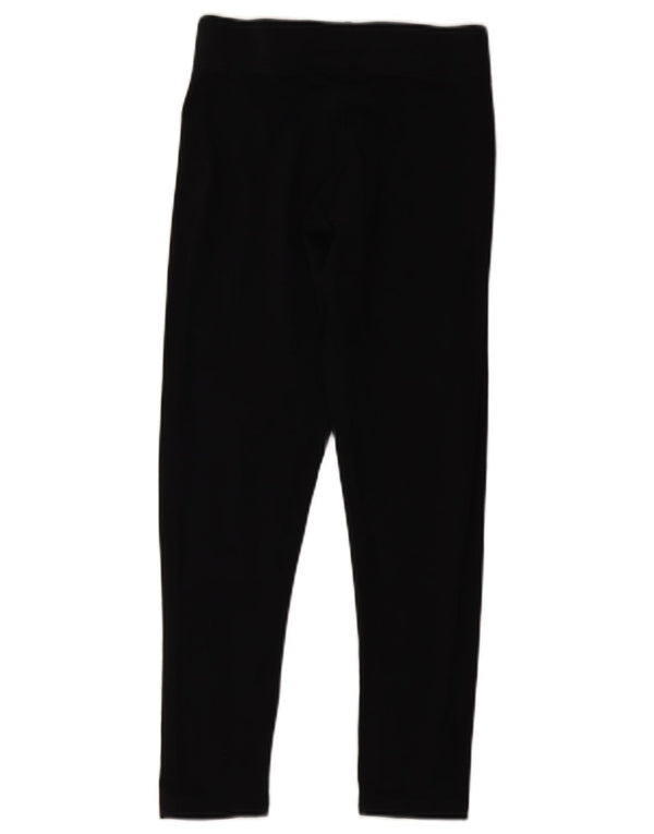 Adidas Womens Graphic Leggings UK 8/10 Pequeno Algodão Preto