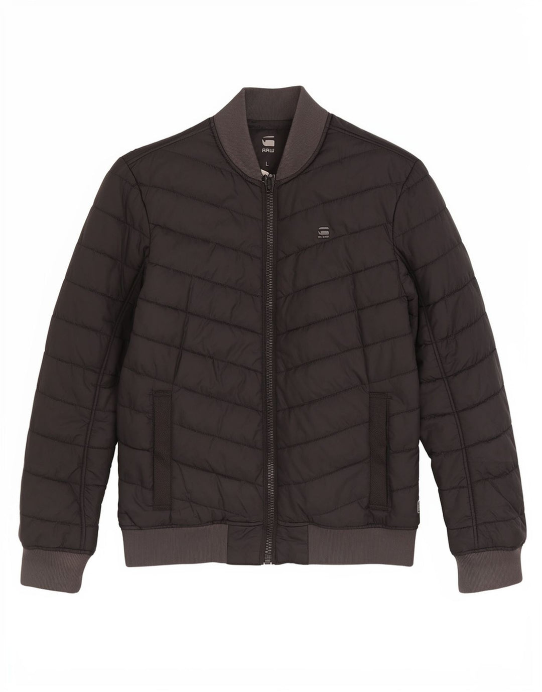 Jaqueta acolchoada masculina G-Star UK 40 grande poliamida preta