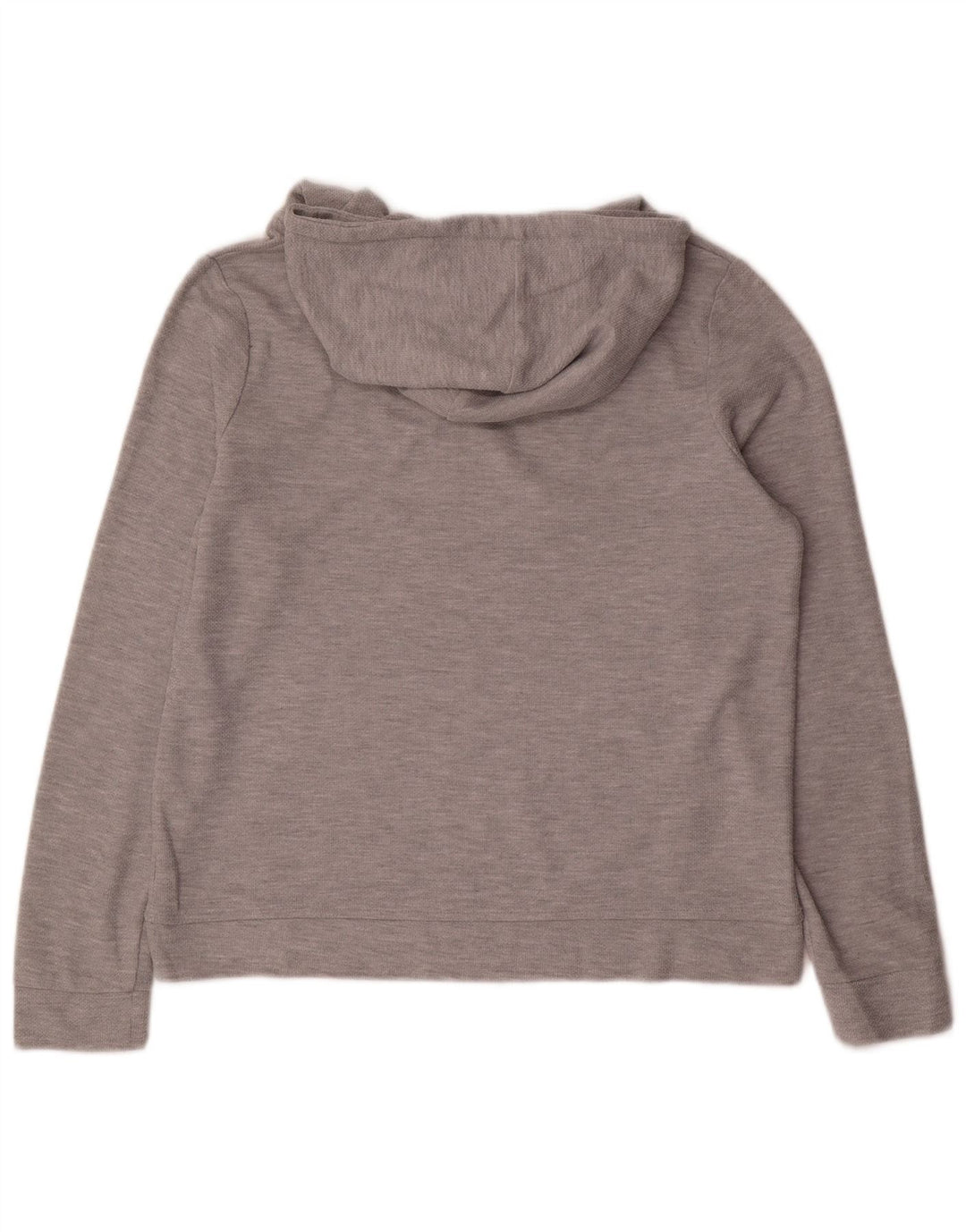 Jumper com capuz feminino Fat Face UK 12 poliéster cinza médio