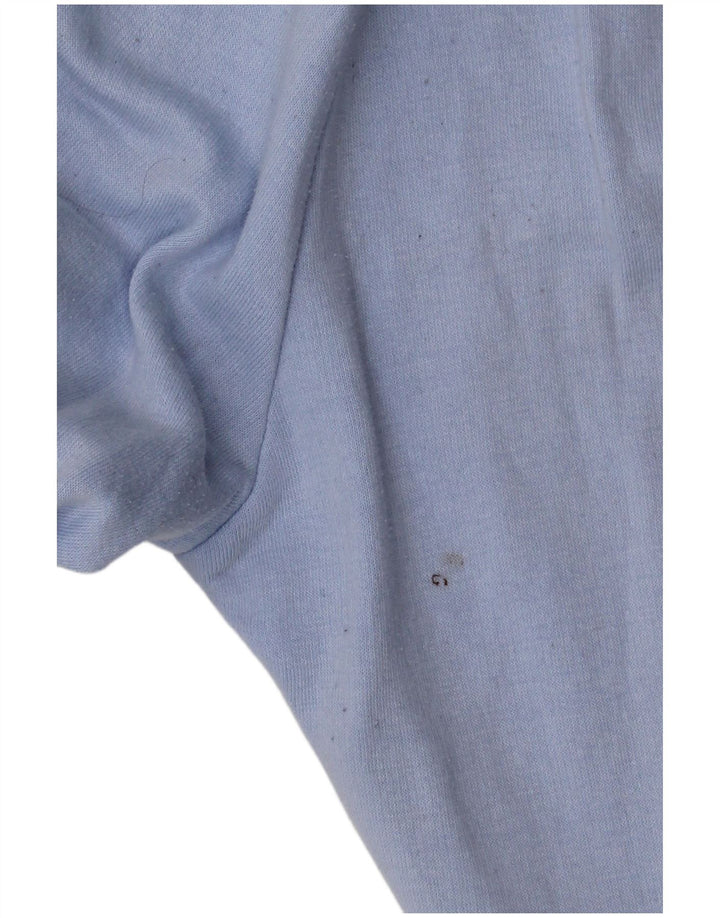 Calça de treino feminina Zara Joggers UK 10 poliéster azul pequeno