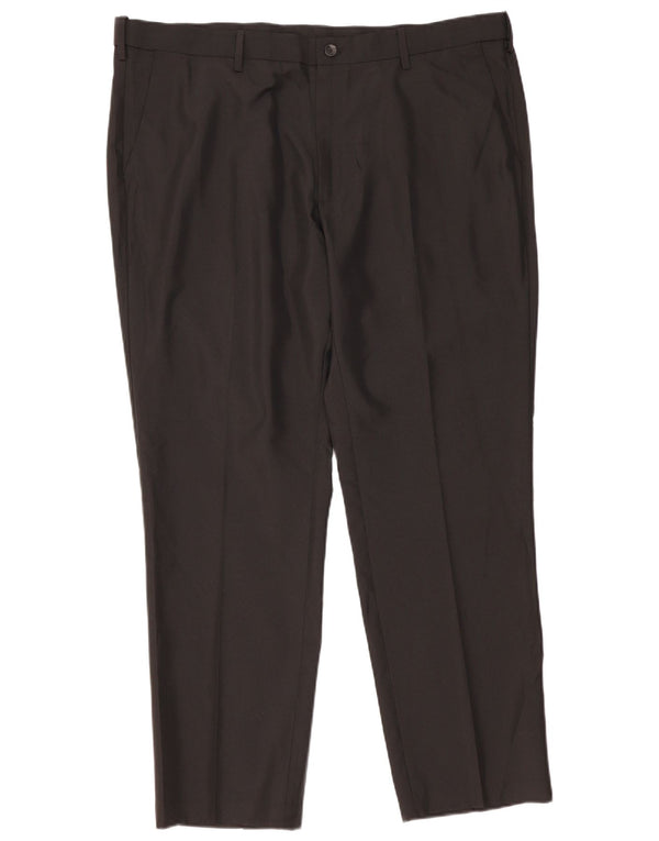 Calça masculina Marks & Spencer reta regular fit W42 L31 preta