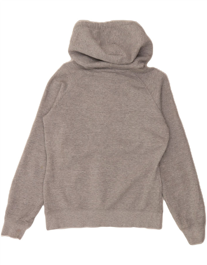 CHAMPION Womens Graphic Hoodie Jumper UK 14 Medium Grey Cotton Vintage Champion and Second-Hand Champion from Messina Hembry 