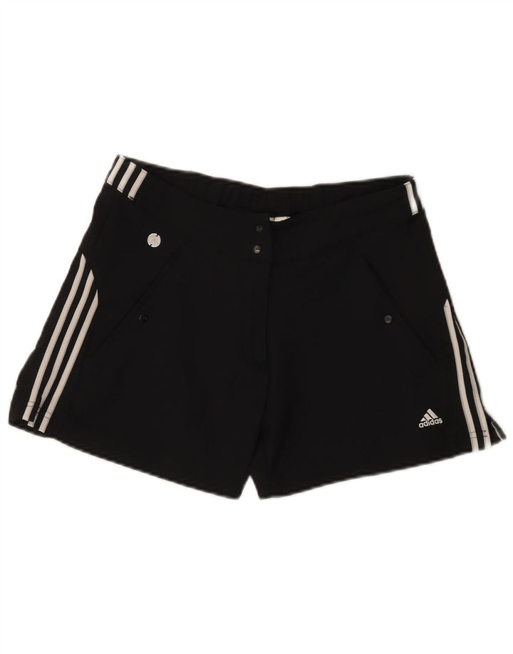 Adidas Womens Climalite Regular Sport Shorts UK 10 Pequeno Poliéster Preto