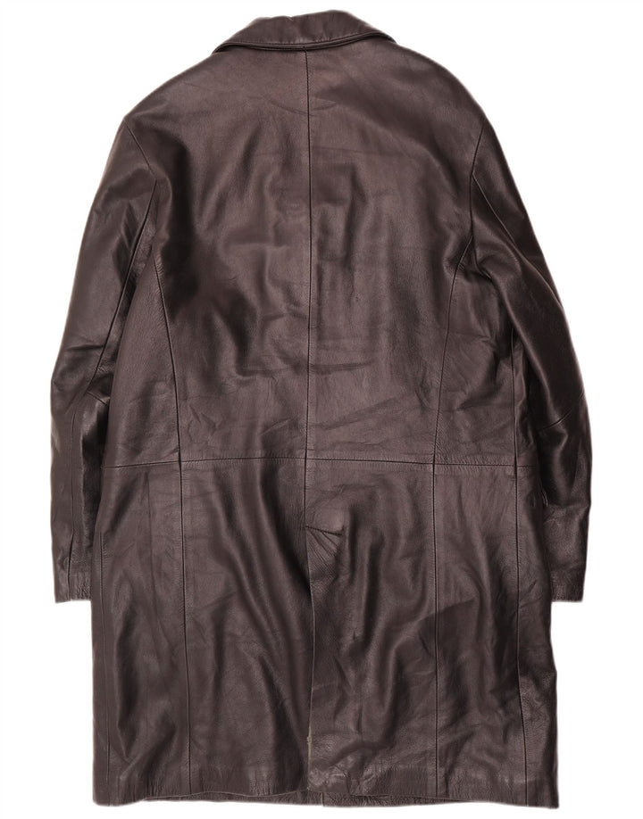 Casaco de couro masculino Berkana IT 52 XL preto