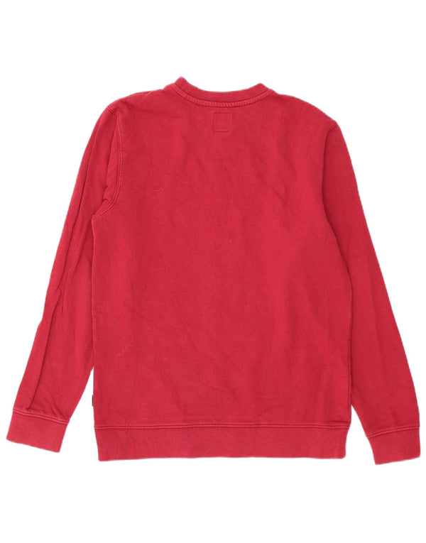 Vans Mens Graphic Moletom Jumper Pequeno Borgonha