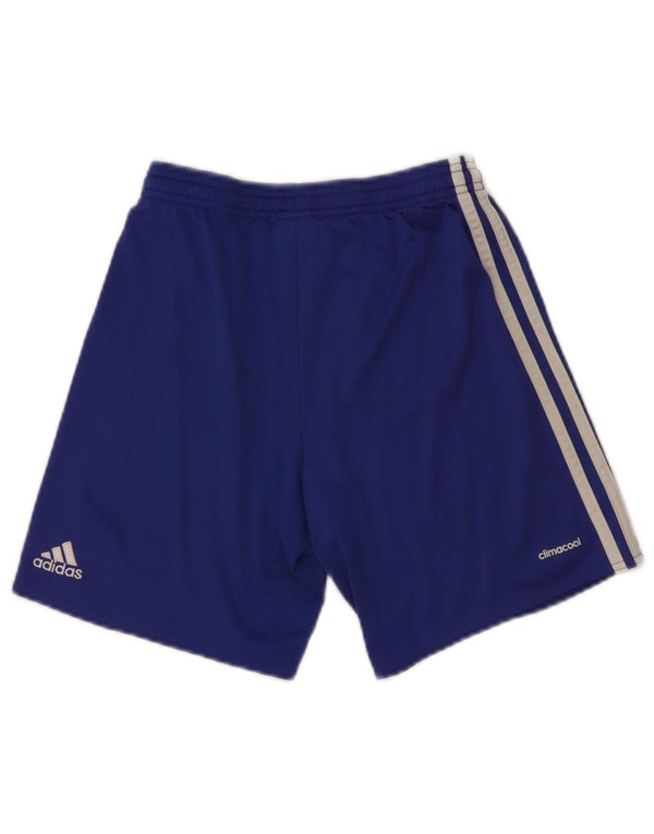 Shorts esportivos gráficos Adidas Boys Chelsea FC 11-12 anos azul poliéster