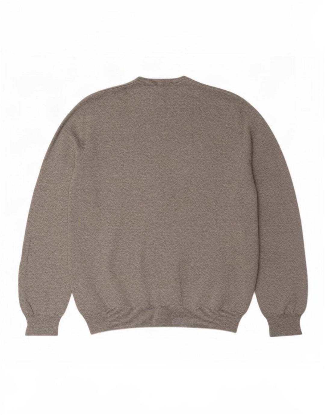 Suéter masculino Marks & Spencer com decote em V grande algodão cinza