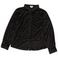 Blusa Camisa Feminina Trend UK 20 2XL Poliéster Preto