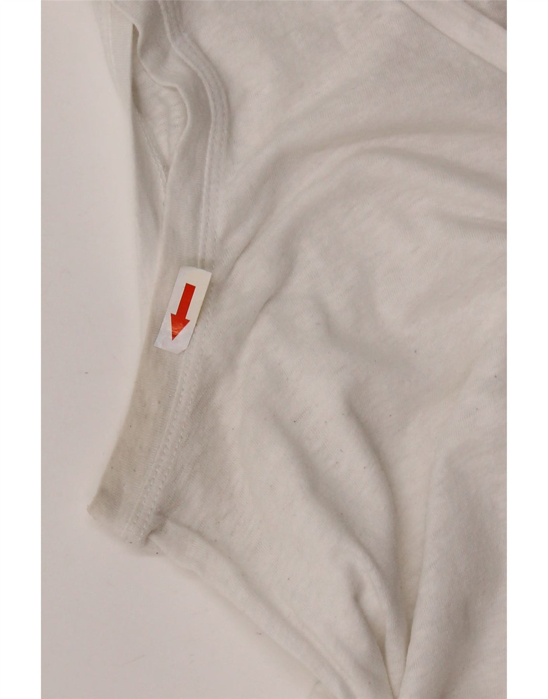 J. CREW Colete feminino Top UK 12 algodão branco médio