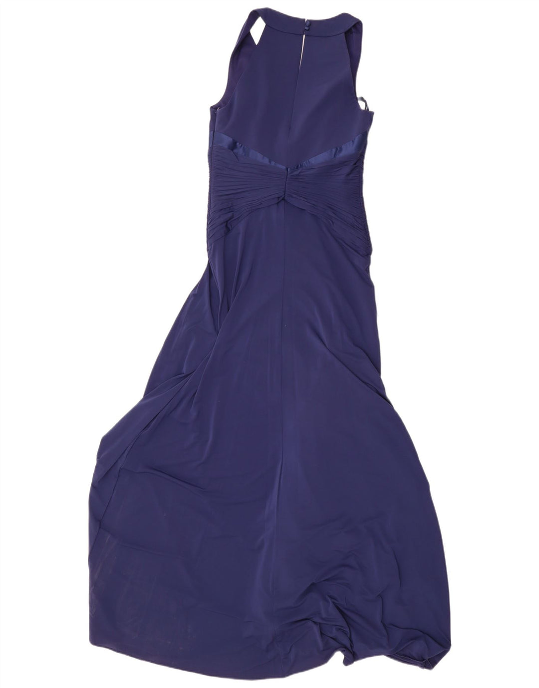 Vestido maxi feminino sem mangas Coast UK 10 pequeno azul