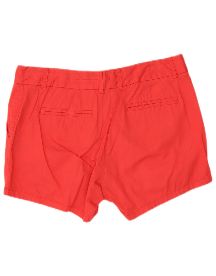 J. Crew Shorts Chino Feminino US 8 Médio W34 Algodão Vermelho
