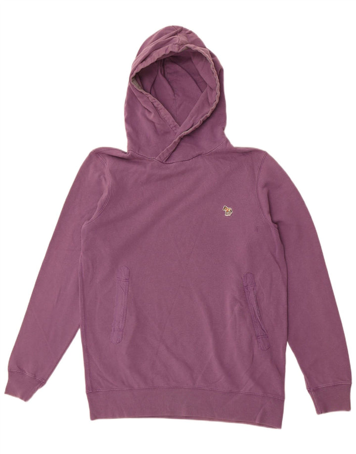 Paul Smith moletom com capuz masculino médio algodão roxo