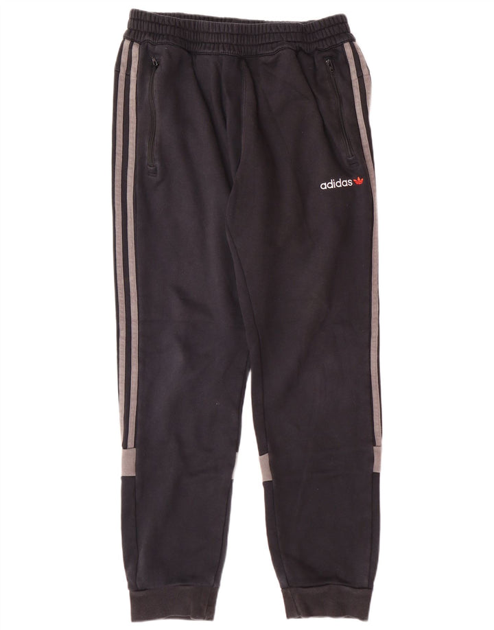 ADIDAS Calça de treino masculina Joggers Médio Preto Colourblock Algodão