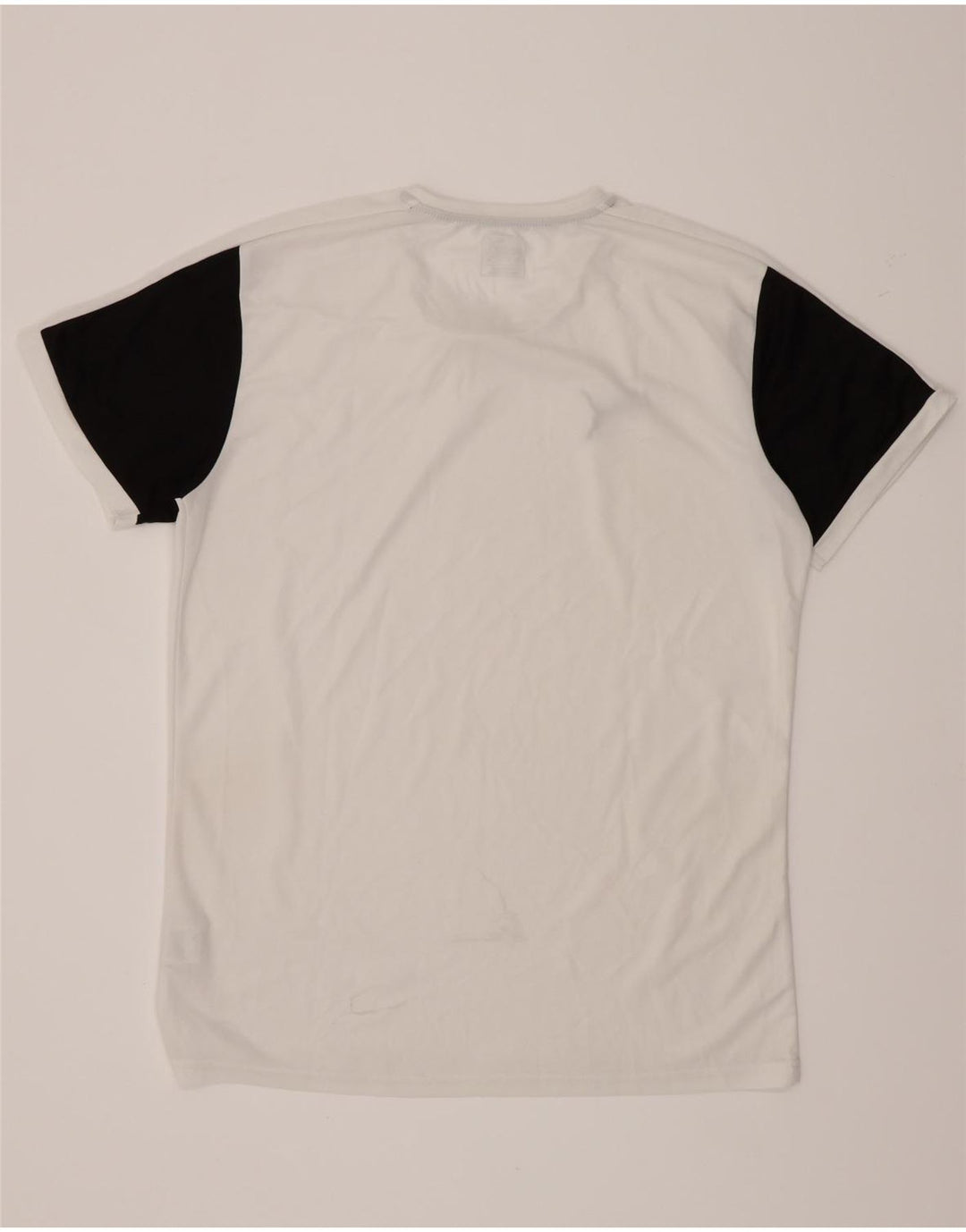 Puma Camiseta Masculina Top Grande Branco Colorblock Poliéster
