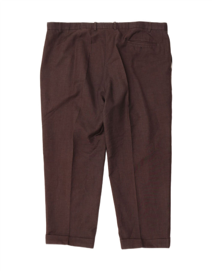 Calça masculina Marks & Spencer Pegged Suit W44 L29 poliéster cinza