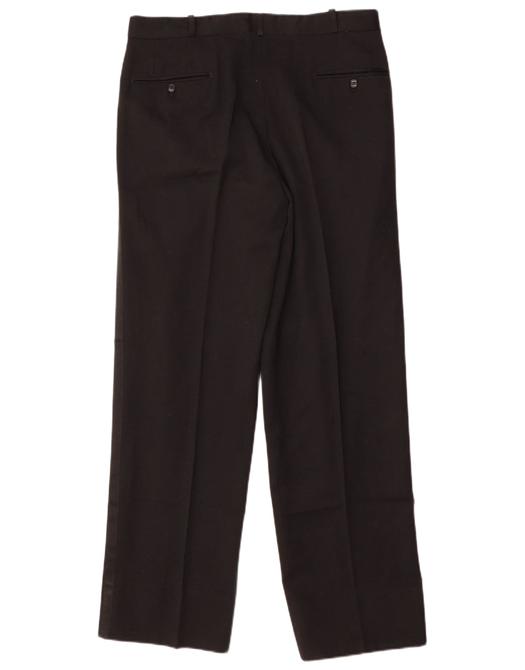 Terno masculino vintage de 1 botão e 2 peças IT 52 XL W32 L30 preto