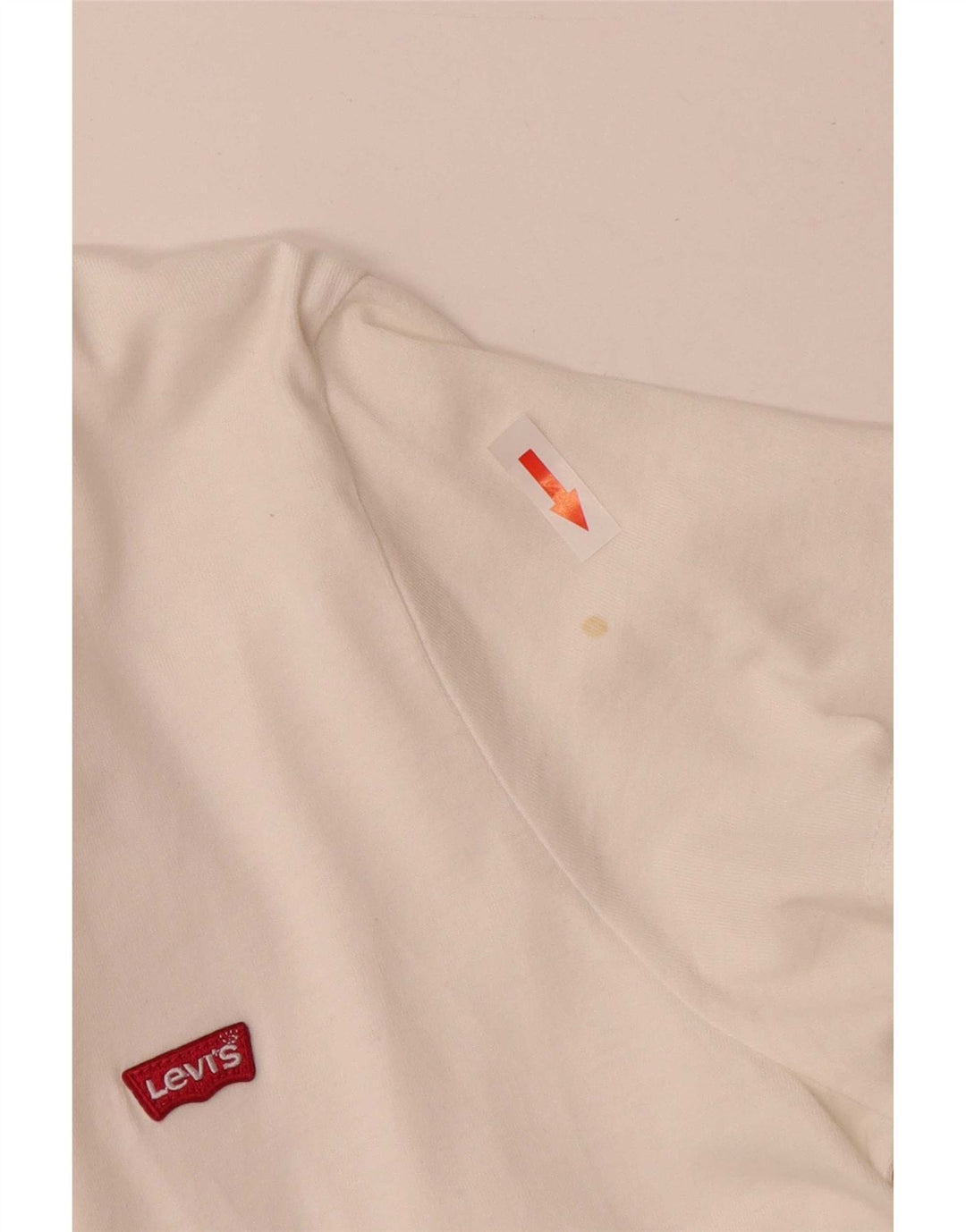 Camiseta masculina Levi's Top médio algodão branco